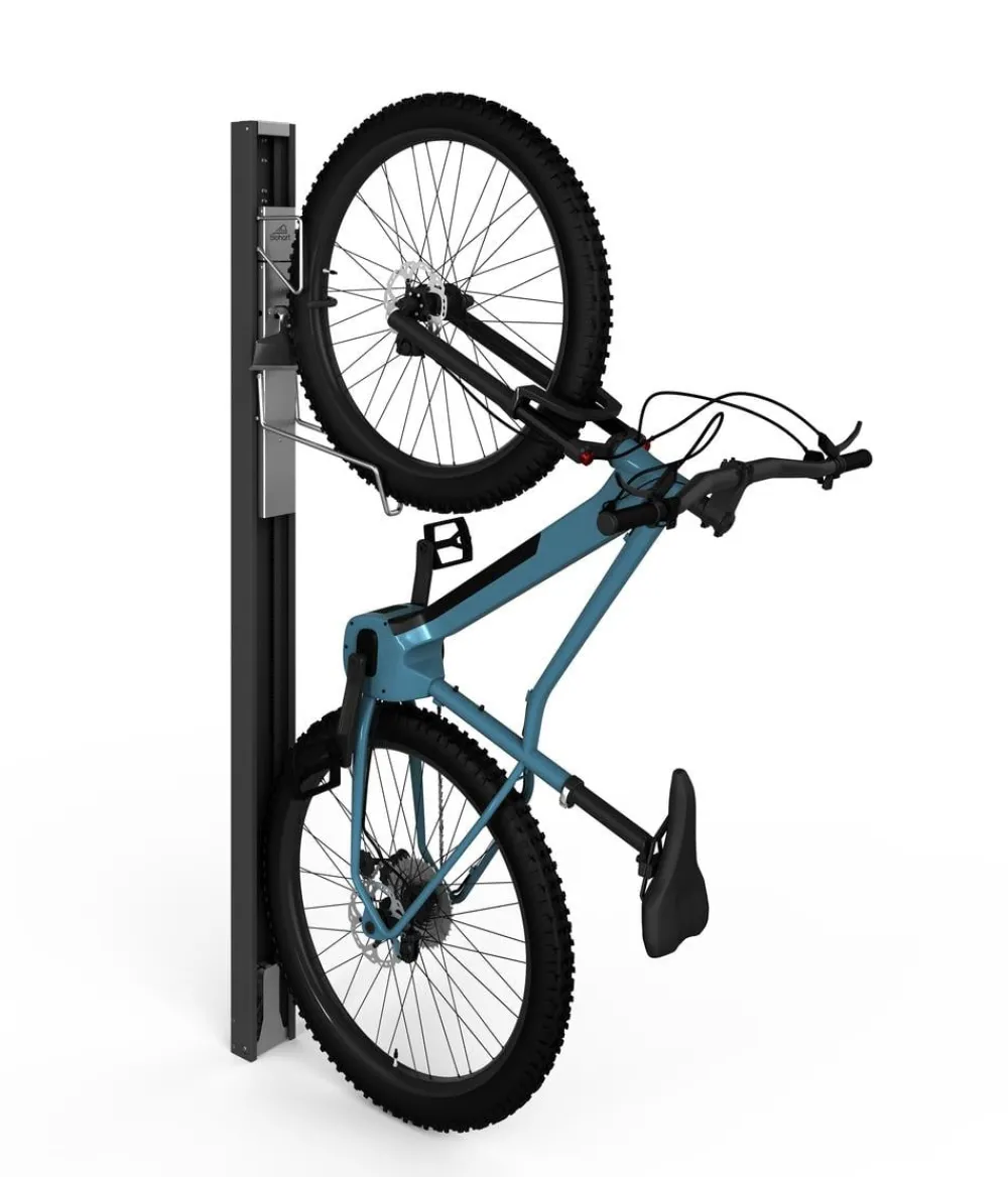 biohort BikeLift Wandmontage, ca. B16/H180/T38 cm Dunkelgrau Clearance