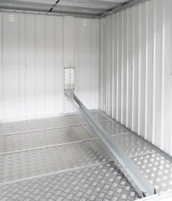 biohort Fahrradschiene MiniGarage L, ca. B17,9/H139,5/T199,9 cm Silber