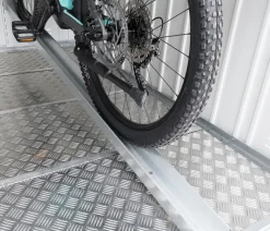 biohort Fahrradschiene MiniGarage L, ca. B17,9/H139,5/T199,9 cm Silber