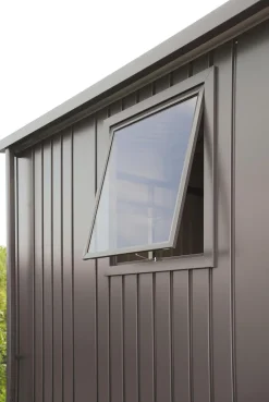 biohort Fenster für Gerätehaus HighLine, AvantGarde und Panorama, ca. B188/H2,5/T81,4 cm Quarzgrau Discount