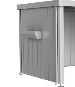biohort Pflanzsysteme Für Gartenhäuser - FloraBoard Seitenwand Neo Silber