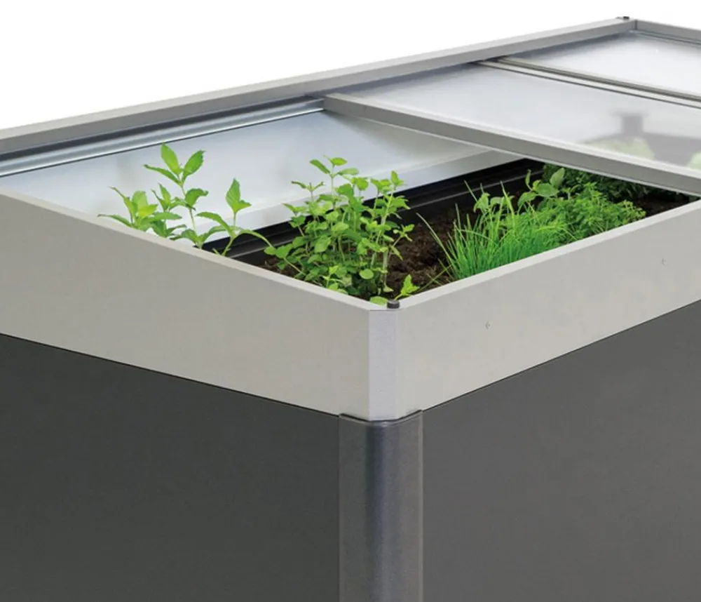 biohort Hochbeete & Frühbeete > Frühbeetaufsatz 2x1, ca. B200,2/H28,5/T101,8 cm