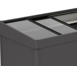 biohort Frühbeetaufsatz 2x1, ca. B200,2/H28,5/T101,8 cm Dunkelgrau