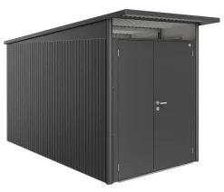 biohort Gerätehaus AvantGarde® Gr. A4, ca. B180/H222/T380 cm Dunkelgrau New
