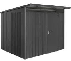 biohort Gartenhäuser & Gerätehäuser - Gerätehaus AvantGarde® A5, ca. B260/H218/T220 cm Quarzgrau