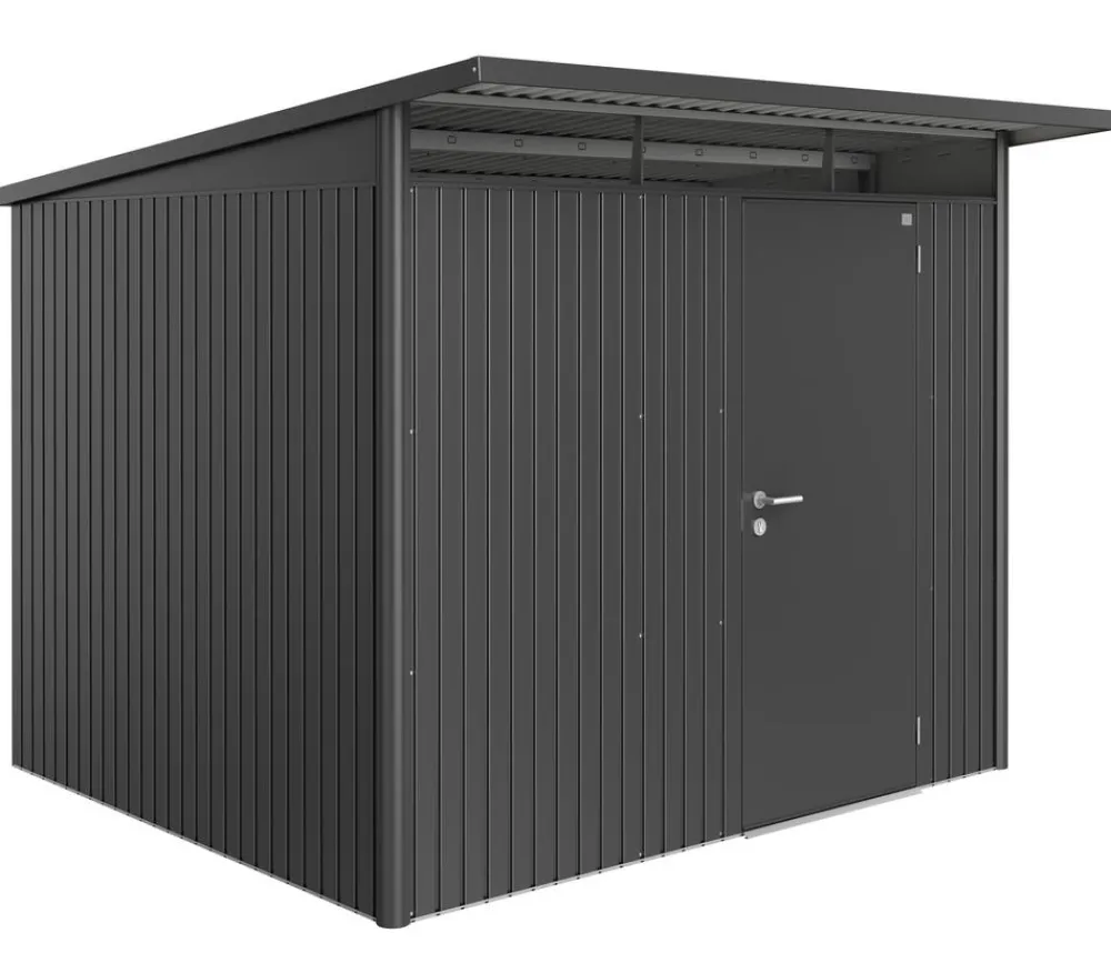 biohort Gartenhäuser & Gerätehäuser - Gerätehaus AvantGarde® A5, ca. B260/H218/T220 cm Quarzgrau