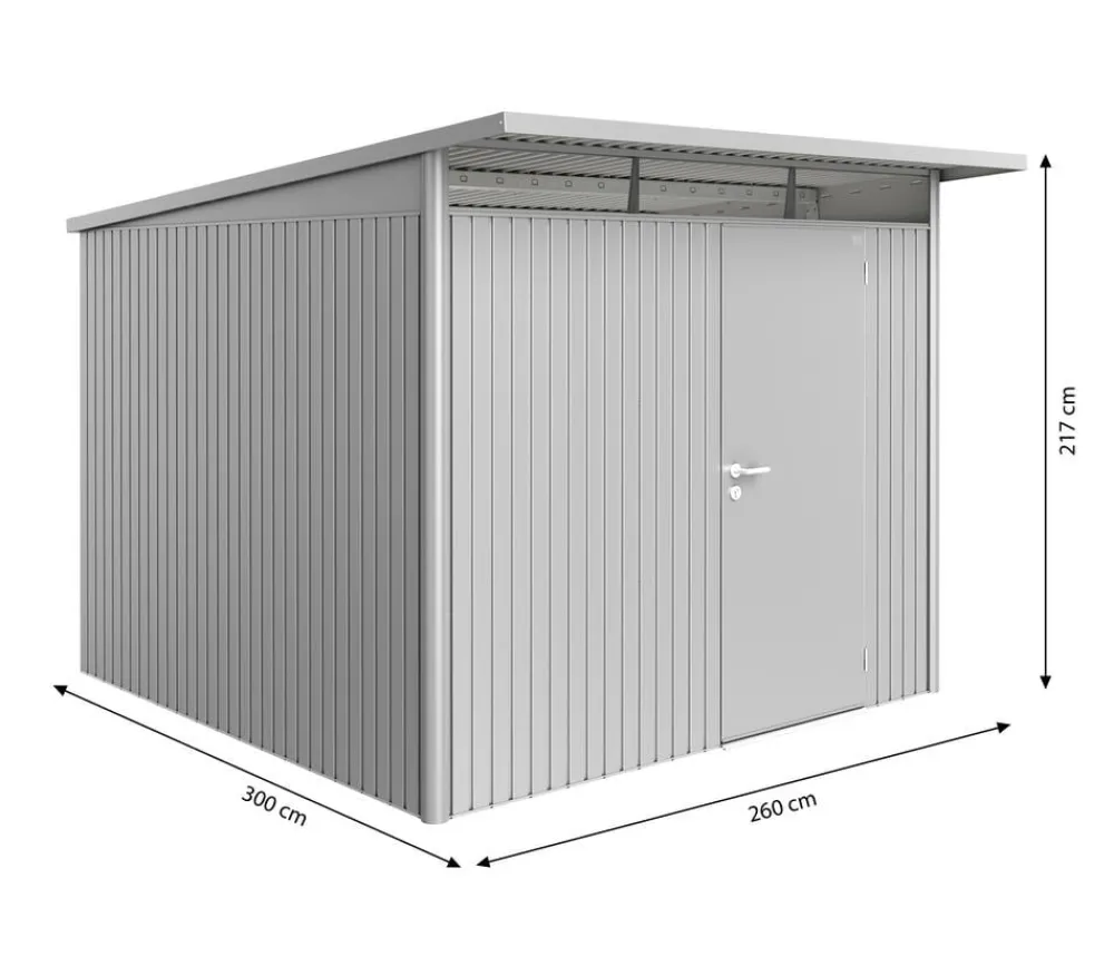 biohort Gartenhäuser & Gerätehäuser > Gerätehaus AvantGarde® A7, ca. B260/H217/T300 cm