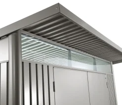 biohort Gartenhäuser & Gerätehäuser - Gerätehaus AvantGarde® Gr. A6, ca. B260/H218/T260 cm Quarzgrau