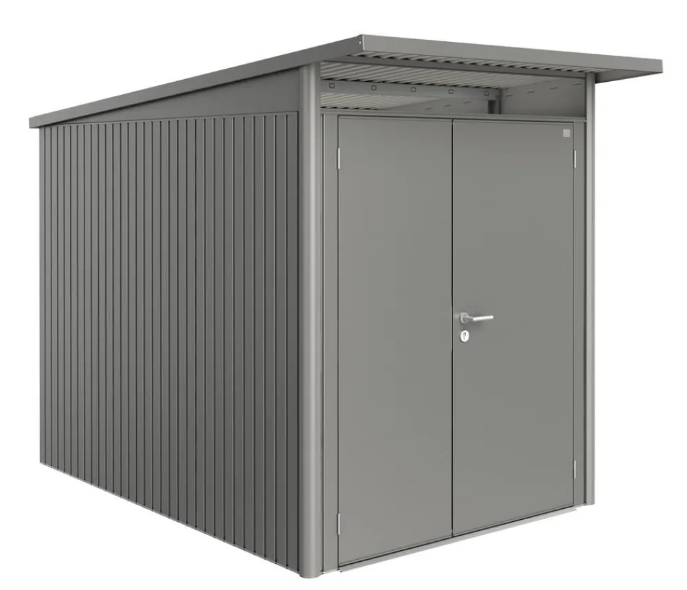 biohort Gerätehaus AvantGarde® Gr. A3, ca. B180/H218/T300 cm Quarzgrau Outlet