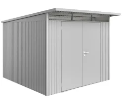 biohort Gartenhäuser & Gerätehäuser - Gerätehaus AvantGarde® A7, ca. B260/H217/T300 cm Silber