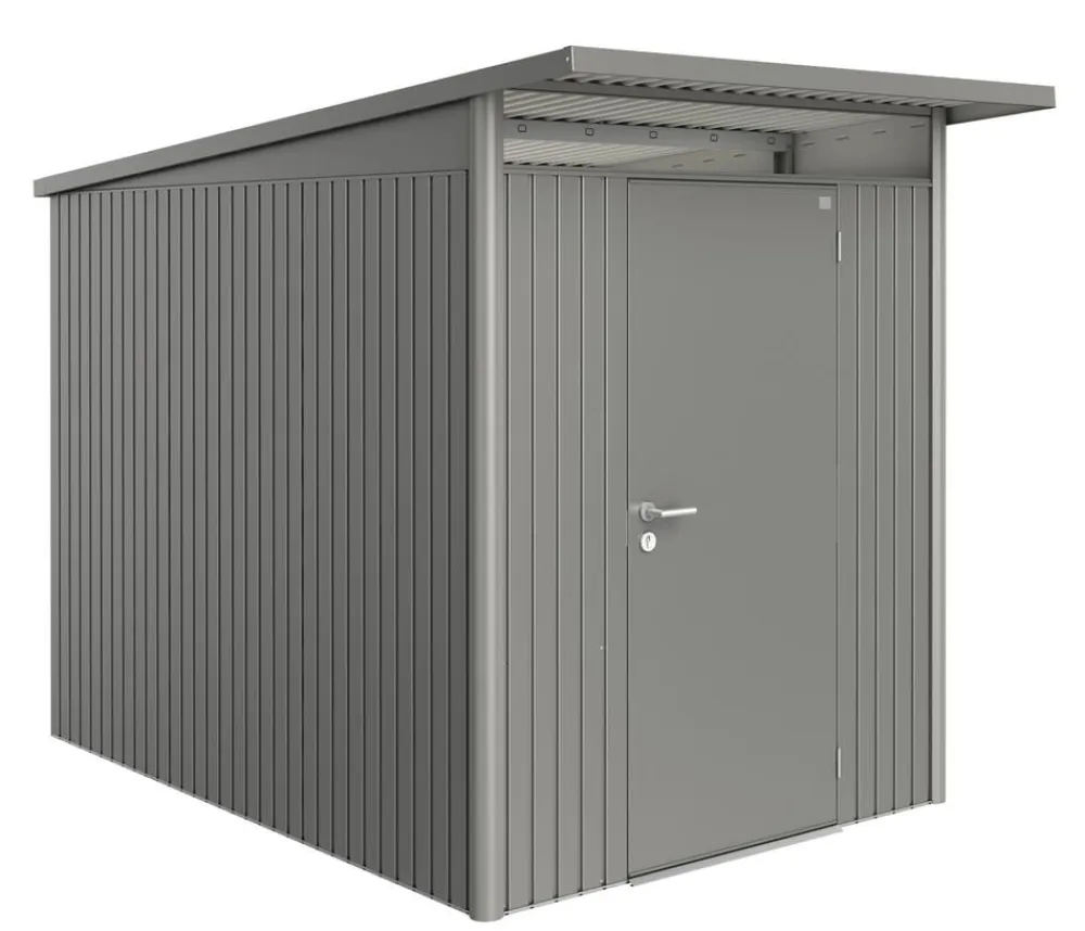 biohort Gartenhäuser & Gerätehäuser - Gerätehaus AvantGarde® Gr. A3, ca. B180/H218/T300 cm Quarzgrau