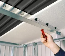 biohort Gerätehaus AvantGarde® A1, ca. B180/H250/T220 cm Dunkelgrau Online