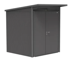 biohort Gartenhäuser & Gerätehäuser - Gerätehaus AvantGarde® A1, ca. B180/H250/T220 cm Dunkelgrau