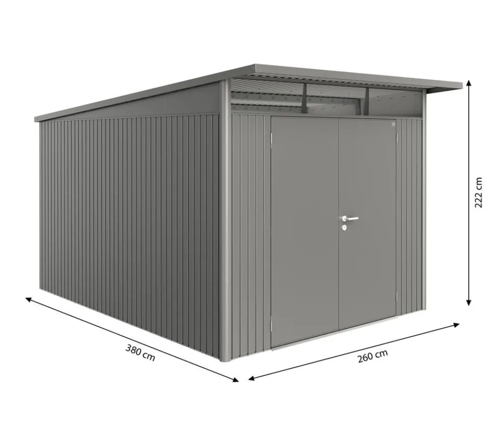 biohort Gartenhäuser & Gerätehäuser > Gerätehaus AvantGarde® A8, ca. B260/H222/T380 cm