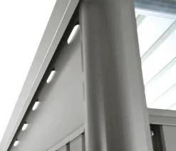 biohort Gartenhäuser & Gerätehäuser - Gerätehaus AvantGarde® A1, ca. B180/H250/T220 cm Quarzgrau