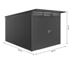 biohort Gartenhäuser & Gerätehäuser > Gerätehaus AvantGarde® A8, ca. B260/H222/T380 cm