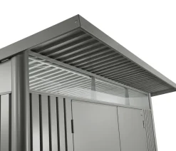 biohort Gartenhäuser & Gerätehäuser - Gerätehaus AvantGarde® A8, ca. B260/H222/T380 cm Quarzgrau