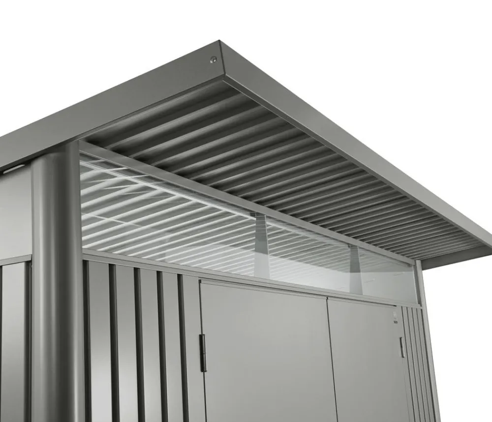 biohort Gartenhäuser & Gerätehäuser - Gerätehaus AvantGarde® A8, ca. B260/H222/T380 cm Quarzgrau