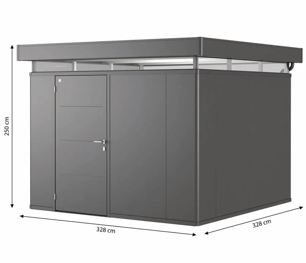 biohort Gartenhäuser & Gerätehäuser > Gerätehaus CasaNova® 3 x 3, ca. B328/H250/T328 cm