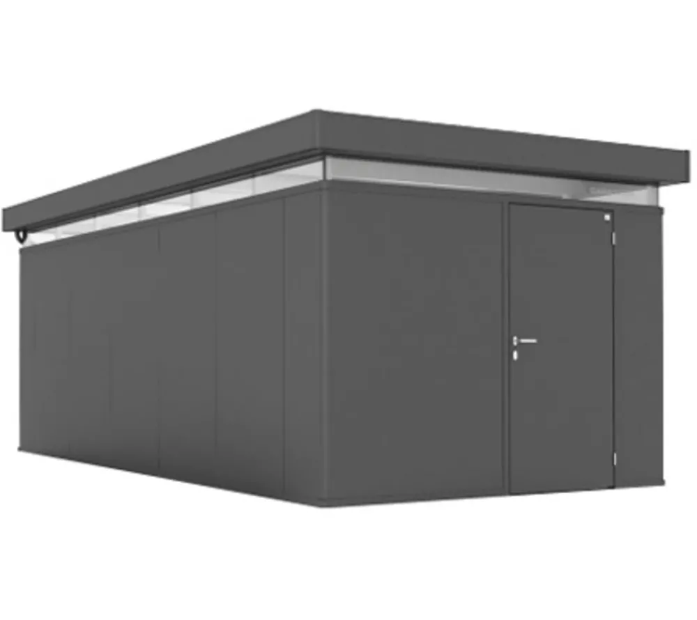 biohort Gerätehaus CasaNova® 3 x 6, ca. B328/H250/T628 cm Dunkelgrau Outlet