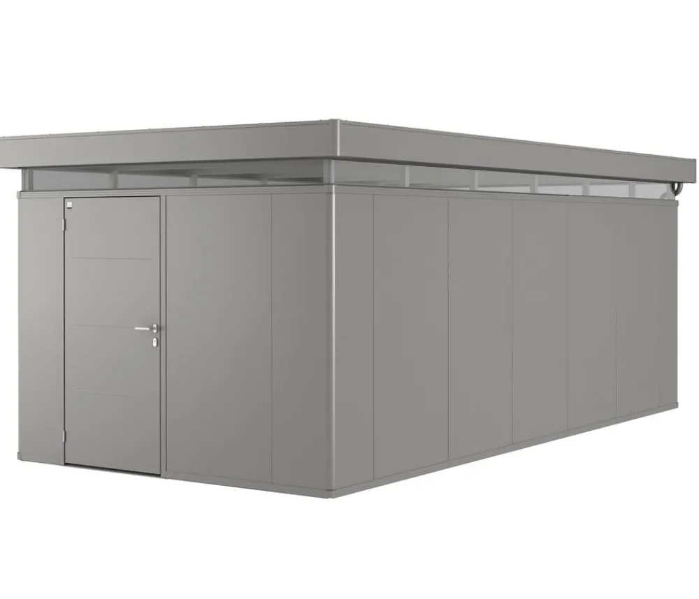 biohort Gartenhäuser & Gerätehäuser - Gerätehaus CasaNova® 4 x 5, ca. B428/H250/T528 cm Dunkelgrau
