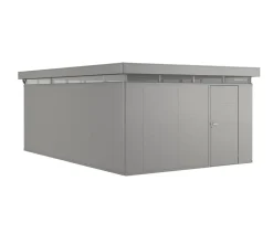 biohort Gartenhäuser & Gerätehäuser - Gerätehaus CasaNova® 4 x 6, ca. B428/H250/T628 cm Quarzgrau