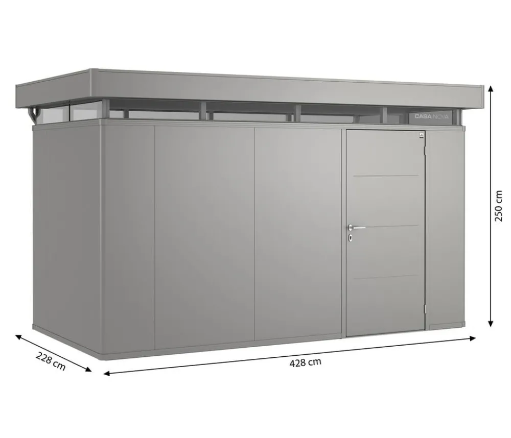 biohort Gartenhäuser & Gerätehäuser > Gerätehaus CasaNova® 4 x 2, ca. B428/H250/T228 cm