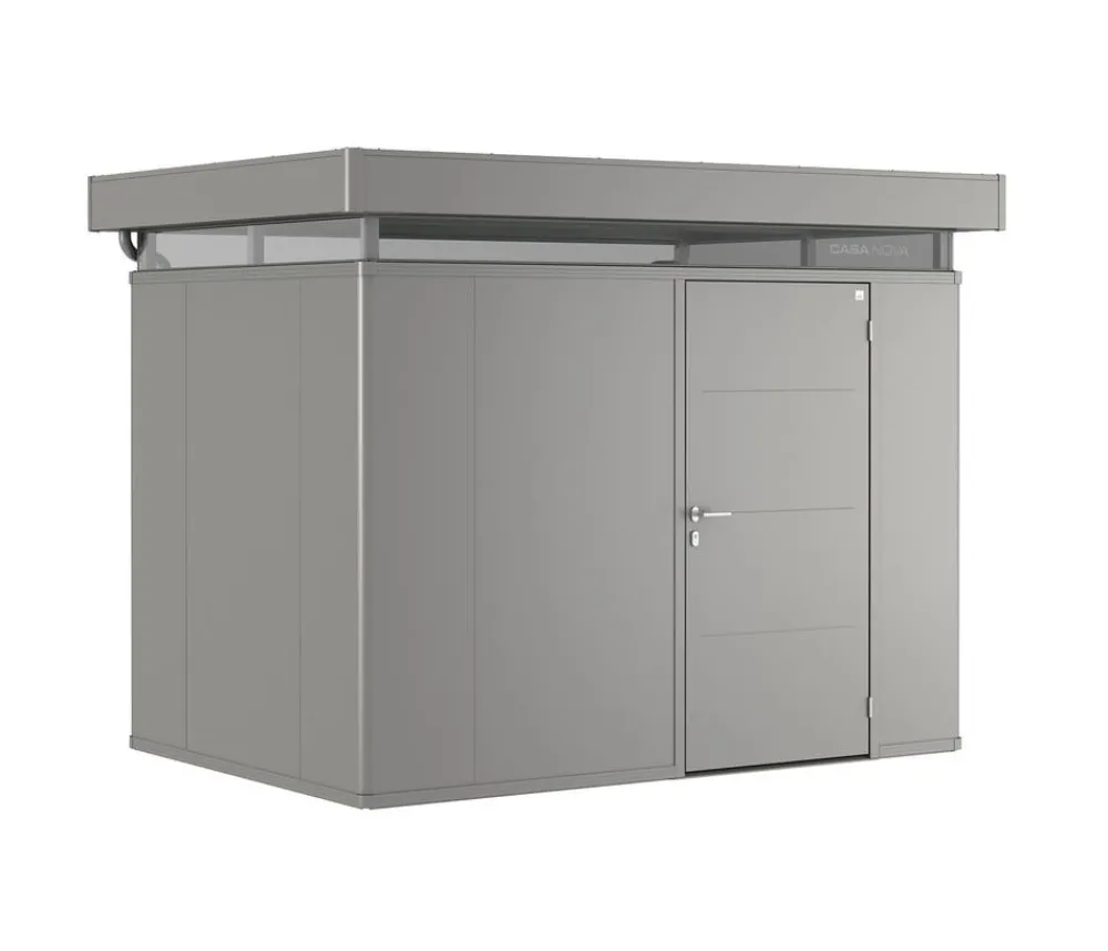 biohort Gartenhäuser & Gerätehäuser - Gerätehaus CasaNova® 3 x 2, ca. B328/H250/T228 cm Quarzgrau