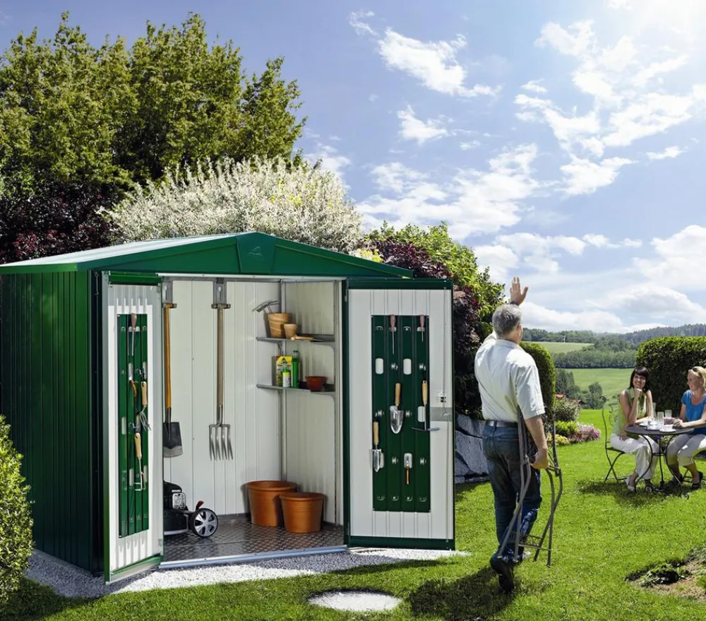 biohort Gartenhäuser & Gerätehäuser > Gerätehaus Europa 5, ca. B316/H209/T228 cm