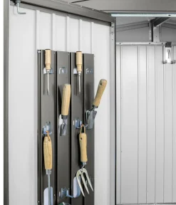 biohort Gerätehaus Europa 5, ca. B316/H209/T228 cm Quarzgrau Clearance