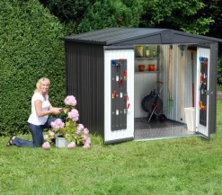 biohort Gartenhäuser & Gerätehäuser > Gerätehaus Europa 2, ca. B172/H196/T156 cm