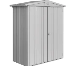 biohort Gartenhäuser & Gerätehäuser - Gerätehaus Europa 1, ca. B172 /H196/T84 cm Silber