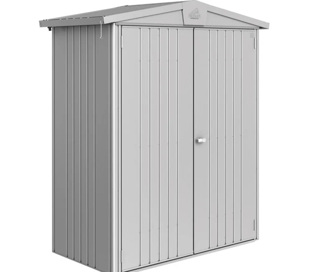 biohort Gartenhäuser & Gerätehäuser - Gerätehaus Europa 1, ca. B172 /H196/T84 cm Silber