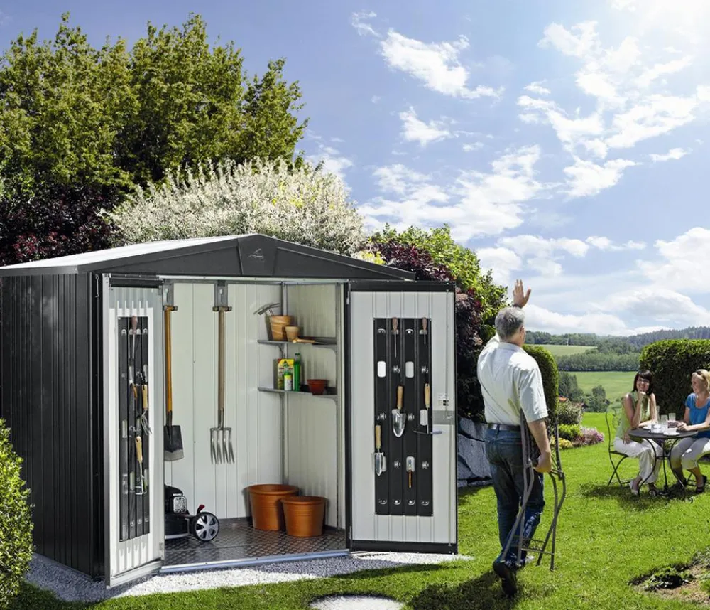 biohort Gartenhäuser & Gerätehäuser > Gerätehaus Europa 7, ca. B336/H209/T320 cm