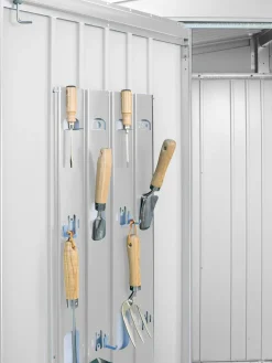 biohort Gerätehaus Europa 7, ca. B336/H209/T320 cm Silber New