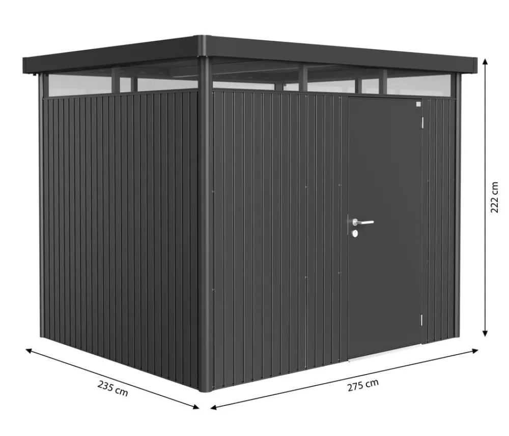 biohort Gartenhäuser & Gerätehäuser > Gerätehaus HighLine H2, ca. B275/H222/T195 cm