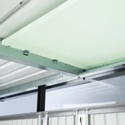 biohort Gerätehaus HighLine H3, ca. B275/H222/T235 cm Silber Clearance