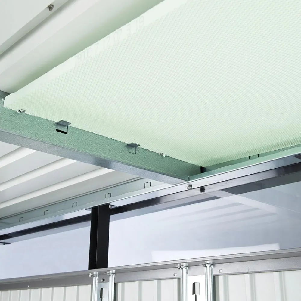 biohort Gerätehaus HighLine H3, ca. B275/H222/T235 cm Silber Clearance