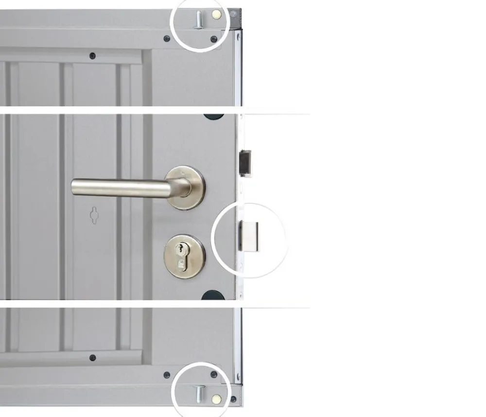 biohort Gerätehaus HighLine H5, ca. B275/H222/T315 cm Silber Outlet