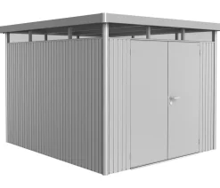 biohort Gerätehaus HighLine H5, ca. B275/H222/T315 cm Silber Outlet
