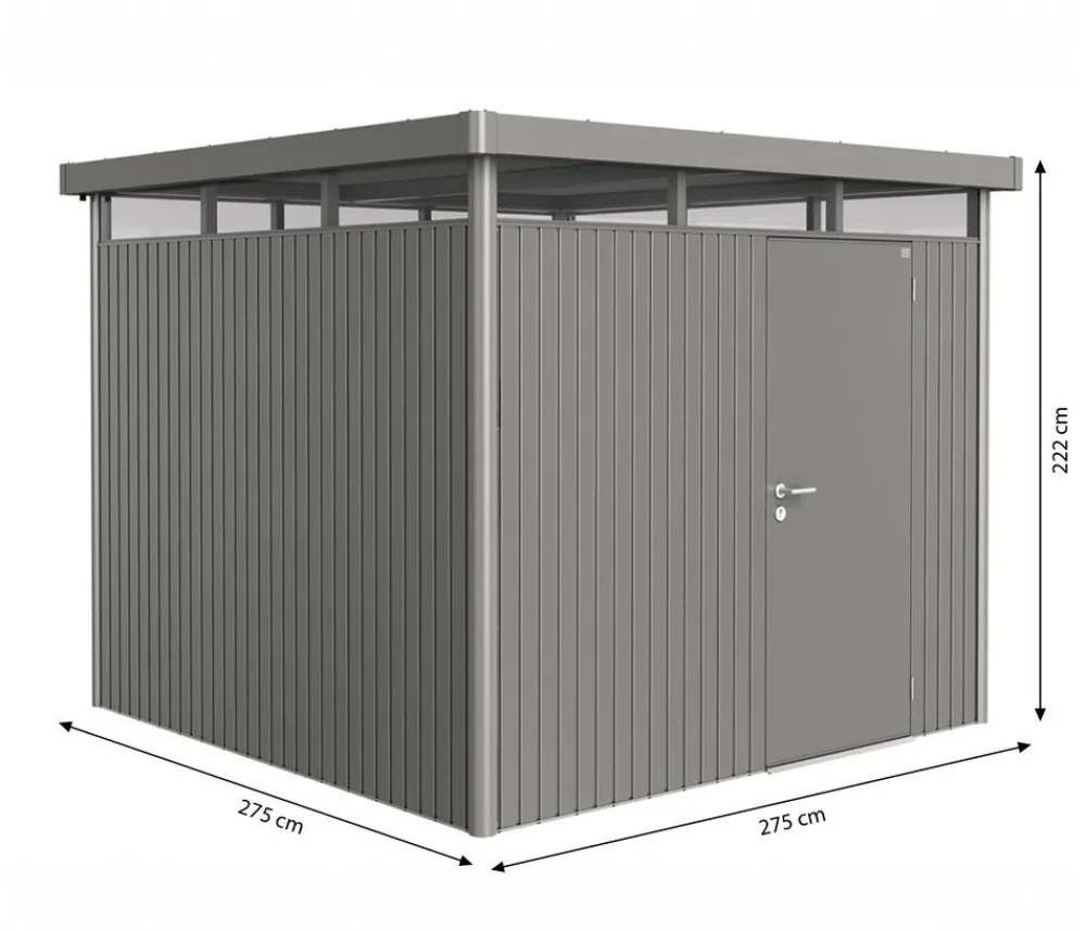 biohort Gartenhäuser & Gerätehäuser > Gerätehaus HighLine H4, ca. B275/H222/T275 cm