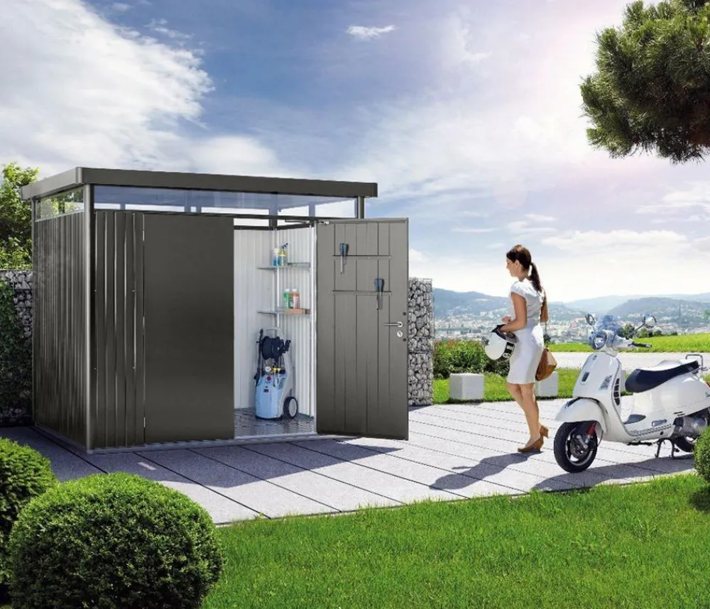 biohort Gartenhäuser & Gerätehäuser > Gerätehaus HighLine H4, ca. B275/H222/T275 cm