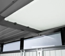 biohort Gartenhäuser & Gerätehäuser - Gerätehaus HighLine H4, ca. B275/H222/T275 cm Dunkelgrau
