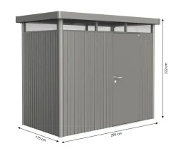 biohort Gartenhäuser & Gerätehäuser > Gerätehaus HighLine H1, ca. B275/H222/T155 cm