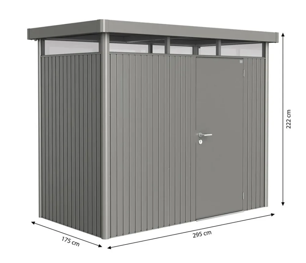 biohort Gartenhäuser & Gerätehäuser > Gerätehaus HighLine H1, ca. B275/H222/T155 cm