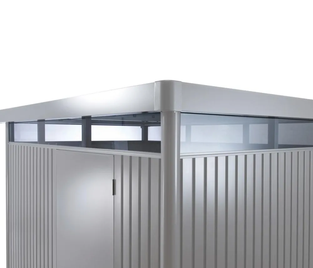 biohort Gerätehaus HighLine H1, ca. B275/H222/T155 cm Silber Outlet