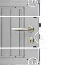 biohort Gerätehaus HighLine H1, ca. B275/H222/T155 cm Silber Outlet