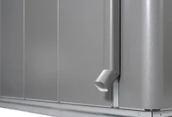 biohort Gartenhäuser & Gerätehäuser - Gerätehaus Neo 3A, ca. B180/H222/T292 cm Silber