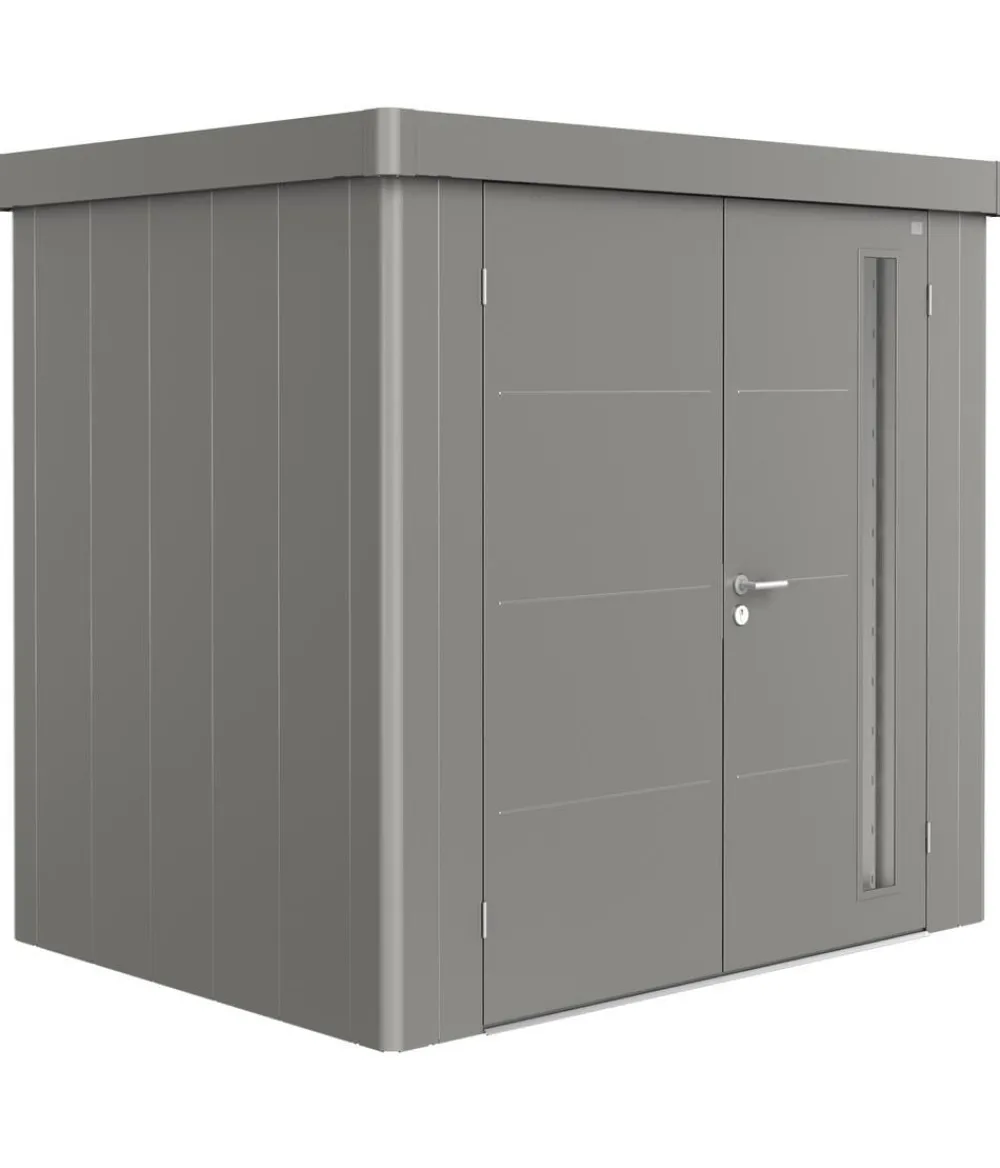 biohort Gerätehaus Neo 1B, ca. B236/H222/T180 cm Quarzgrau Best
