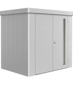 biohort Gerätehaus Neo 1B, ca. B236/H222/T180 cm Silber Hot